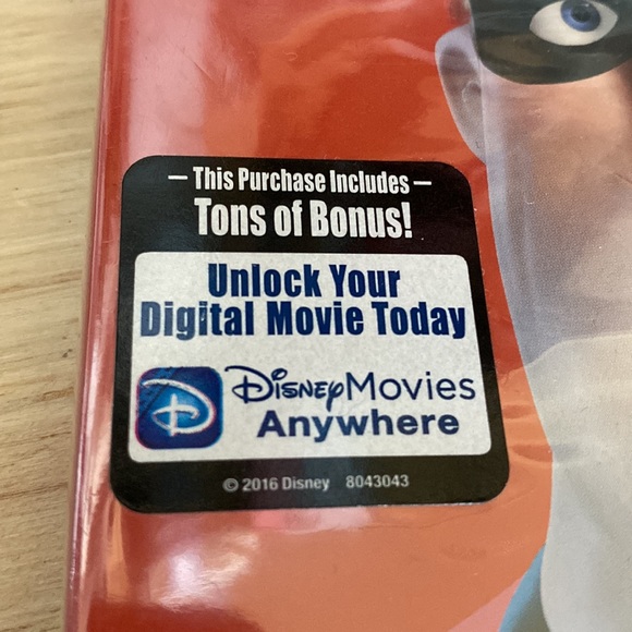Disney Pixar The Incredibles Blu-ray digital HD DVD 🎉HP🎉 - Picture 3 of 4